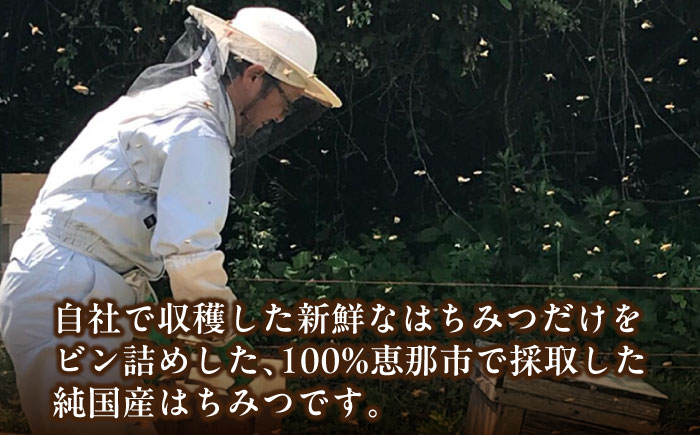 恵那 栗蜂蜜 1本セット (栗蜂蜜300g×1本) 国産 はちみつ 岐阜 恵那市 / はち工房こうけつ [AUDF006]