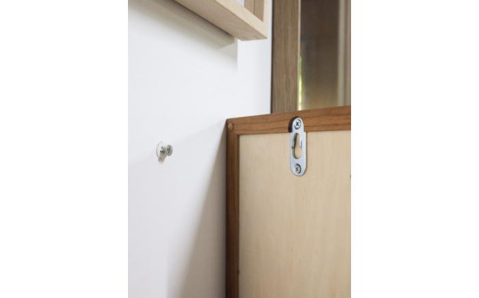 【受注生産】Mirror 05 チェリー/oil finis / 鏡 かがみ ミラー 壁掛け 全身 ウォールミラー 家具 インテリア 身だしなみ おしゃれ 受注 木製 木目調 ナチュラル デザイン / 恵那市 / ROYAL STAGE [AUEB042]