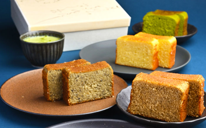 かめや菓子舗のかすていら プレーン×ゆず / スイーツ お菓子 和菓子 焼き菓子 / 恵那市 / かめや菓子舗 [AUAZ007]