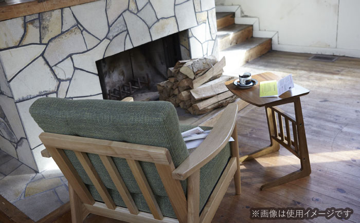 サイドテーブル ブックスタンド ウォルナット 1台 / テーブル 木目テーブル インテリア 家具 / 恵那市 / 東谷株式会社 明智流通センター [AUAD045]