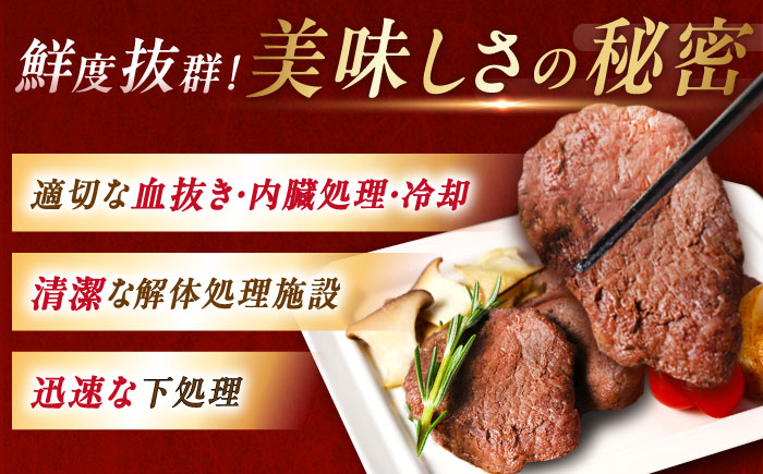鹿肉ステーキ肉 120g×6枚 / 鹿肉 鹿 ステーキ 肉 ジビエ / 恵那市 / 弘法屋 [AUEA001]