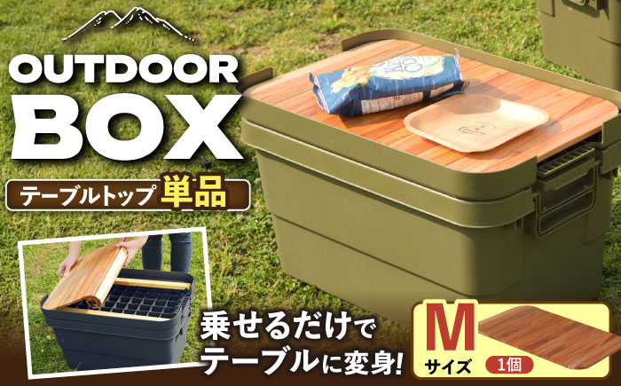 DIY風テーブルトップ単体　アウトドア収納ケース Mサイズ用 / キャンプ ボックス 収納 アウトドア / 恵那市 / 東谷株式会社 明智流通センター [AUAD103]