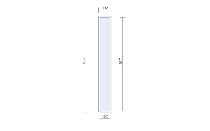 【受注生産】Mirror 06 胡桃/oil finish / 鏡 かがみ ミラー 壁掛け 全身 ウォールミラー 家具 インテリア 身だしなみ おしゃれ 受注 木製 木目調 ナチュラル デザイン / 恵那市 / ROYAL STAGE [AUEB043]