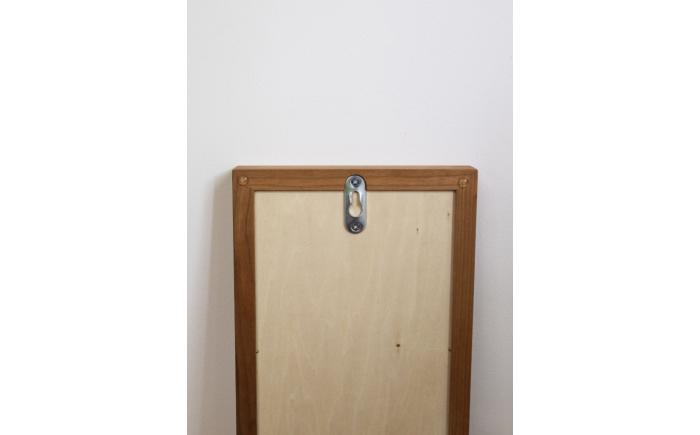 【受注生産】Mirror 06 胡桃/oil finish / 鏡 かがみ ミラー 壁掛け 全身 ウォールミラー 家具 インテリア 身だしなみ おしゃれ 受注 木製 木目調 ナチュラル デザイン / 恵那市 / ROYAL STAGE [AUEB043]