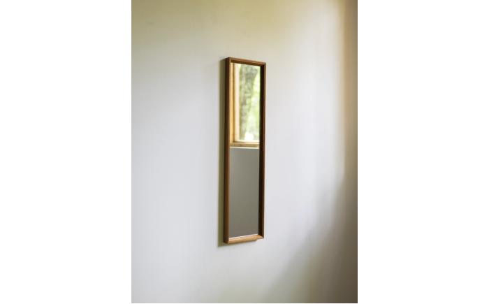【受注生産】Mirror 05 チェリー/oil finis / 鏡 かがみ ミラー 壁掛け 全身 ウォールミラー 家具 インテリア 身だしなみ おしゃれ 受注 木製 木目調 ナチュラル デザイン / 恵那市 / ROYAL STAGE [AUEB042]