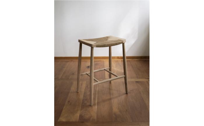 【受注生産】High Stool 01［H580］ オーク（ナラ）/soap finish / スツール 椅子 いす チェア 家具 インテリア 木製 木目調 ナチュラル おしゃれ デザイン ダイニング キッチン カウンター / 恵那市 / ROYAL STAGE [AUEB049]