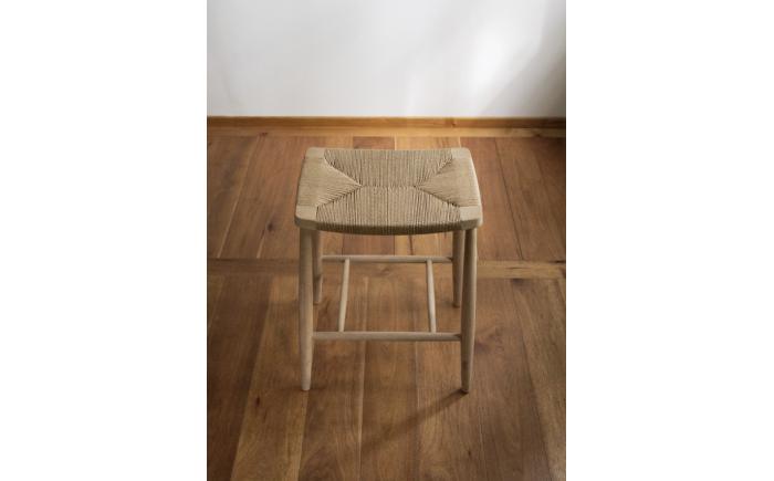 【受注生産】High Stool 01［H580］ オーク（ナラ）/soap finish / スツール 椅子 いす チェア 家具 インテリア 木製 木目調 ナチュラル おしゃれ デザイン ダイニング キッチン カウンター / 恵那市 / ROYAL STAGE [AUEB049]