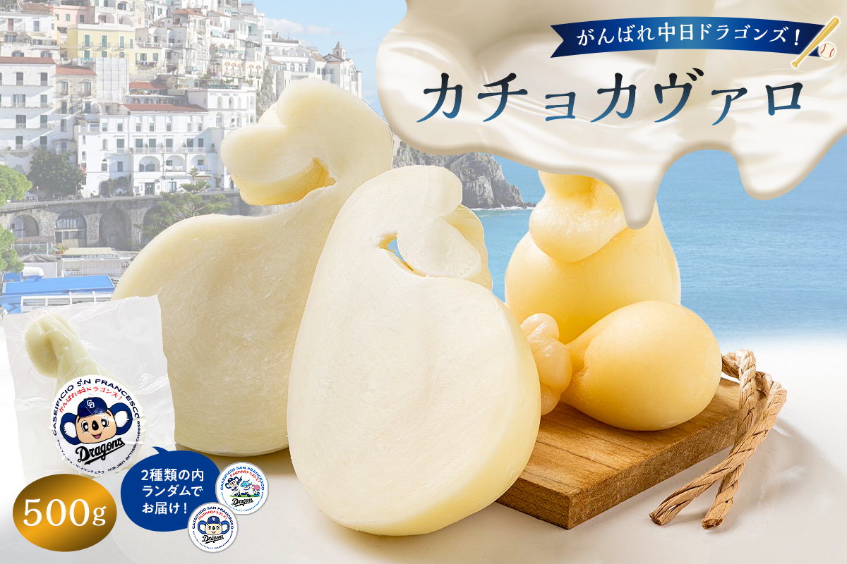がんばれ中日ドラゴンズ！カチョカヴァロ500g【中日ドラゴンズコラボ】　0073-076