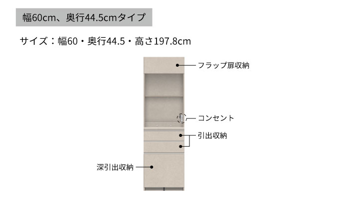 キッチンボード YS-S600R [No.1291] ／ 家具 インテリア 岐阜県