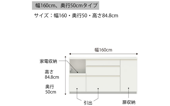 食器棚 カップボード 組立設置 EMA-1600Rカウンター [No.614]