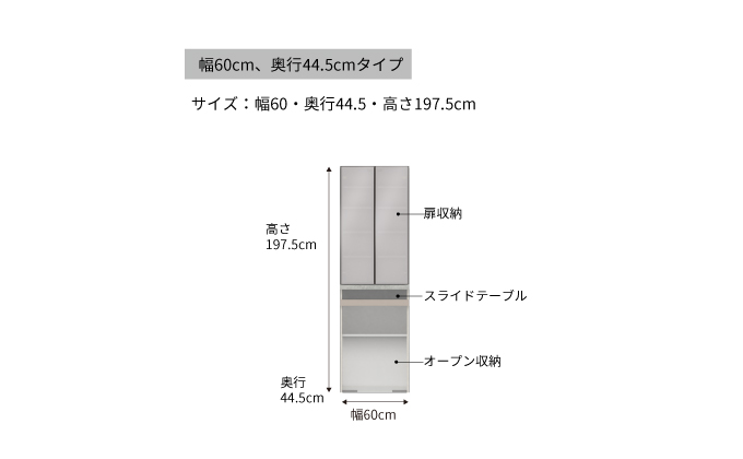キッチンボードCPA-S602KM [No.828]