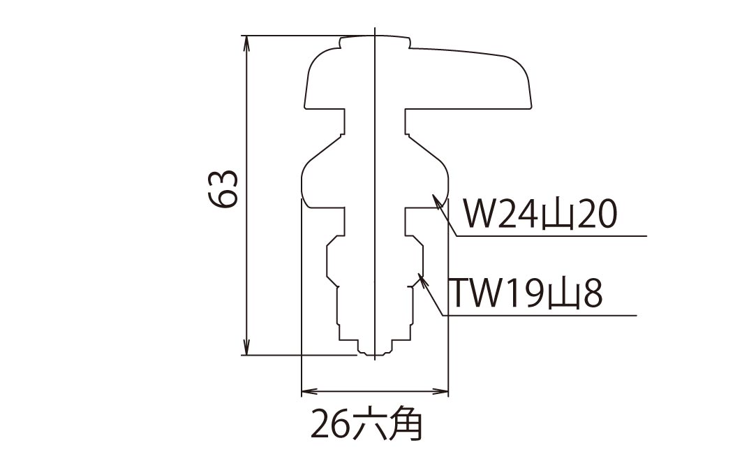 凍結防止ハンドル上部 水栓用部品 KJ16 水生活製作所 [No.1154] ／ 蛇口凍結防止 水栓ハンドル 交換用ハンドル 凍結対策部品 寒冷地対策 自動通水 形状記憶合金 SMAバネ 水栓修理 DIY交換 屋外蛇口 ガーデン水栓 メンテナンス用品 節水管理 冬支度 住宅設備パーツ 岐阜県