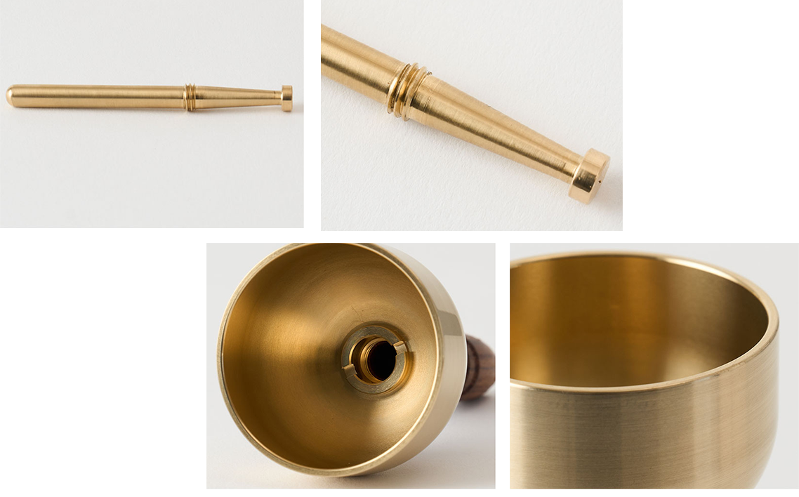 りん棒が収納できる手元おりん [No.1148]