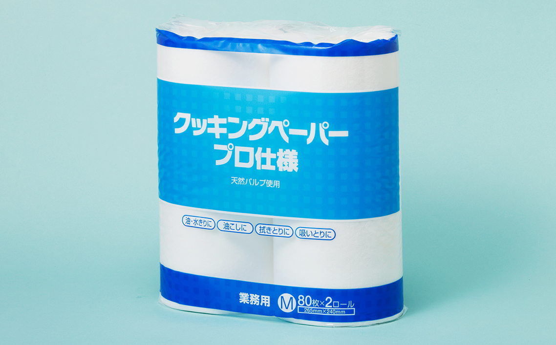 クッキングペーパープロ仕様 80枚巻 6パック [No.189]