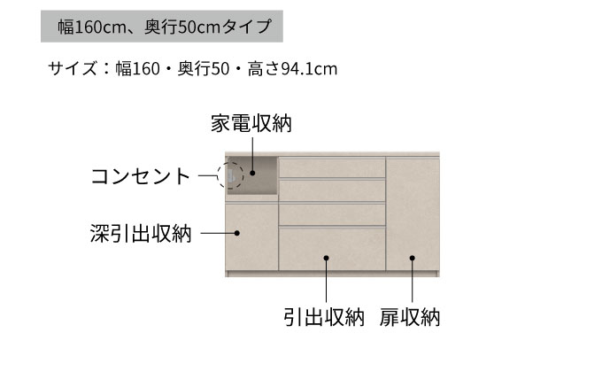 キッチンボード YS-1600R下台 [No.1309] ／ 家具 インテリア 岐阜県