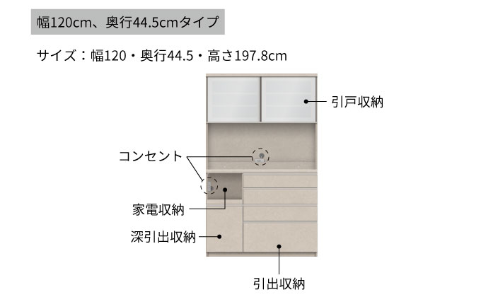 キッチンボード YS-S1200R [No.1319] ／ 家具 インテリア 岐阜県