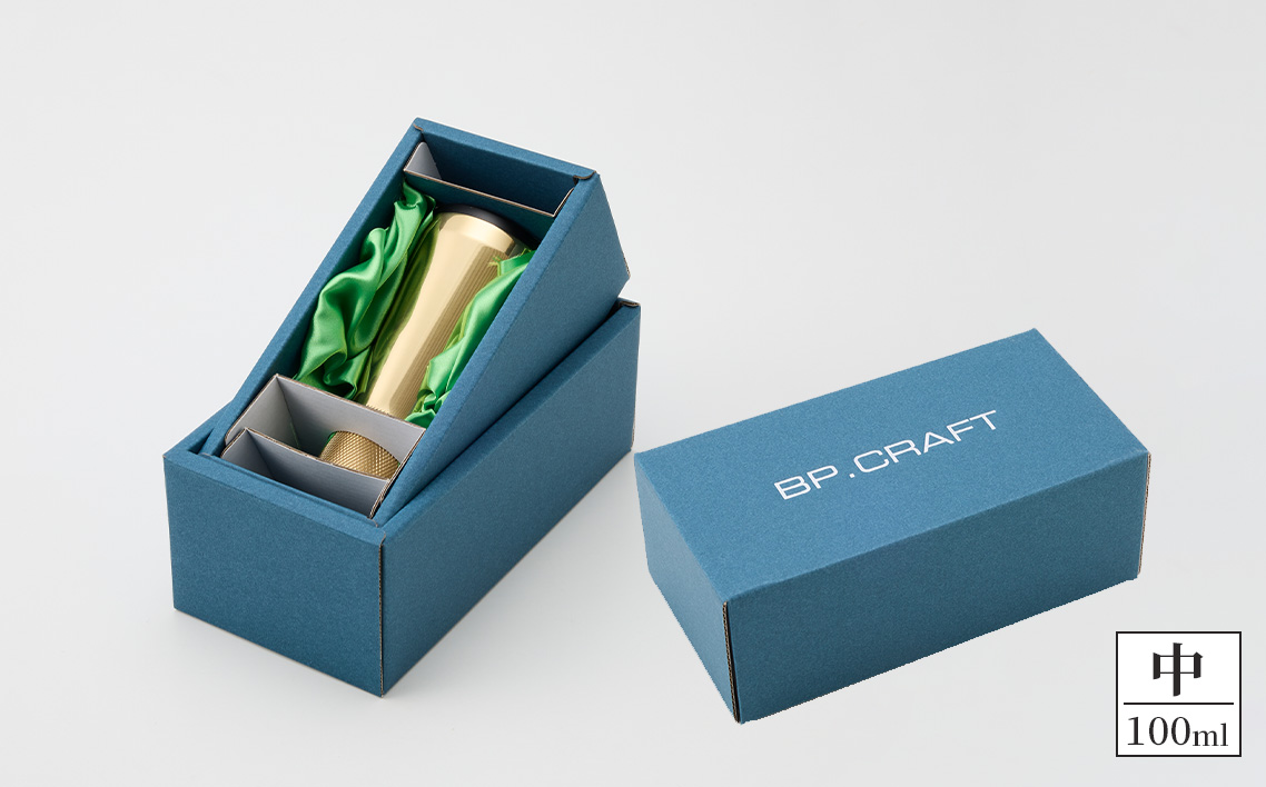 真鍮製 タンブラー 中 【クリア】 [No.1160-02] ／ 真鍮タンブラー タンブラー 真鍮グラス 二重構造タンブラー 金属タンブラー 日本製タンブラー お酒グラス ウイスキーグラス 焼酎グラス 冷たい飲み物 グラス 高級感グラス 晩酌グラス 家飲みグッズ バーグラス シンプルデザイン 大人ギフト インテリアグラス 岐阜県