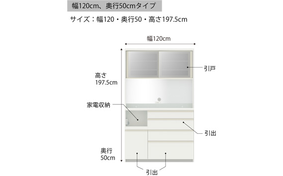 食器棚 カップボード 組立設置 ECA-1200R [No.649]