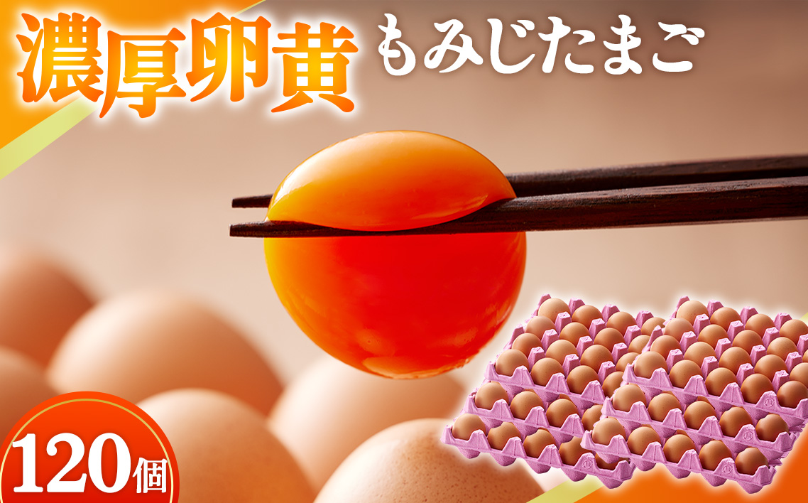 【山田養鶏】濃厚卵黄もみじたまご【120個入り】 [No.190]