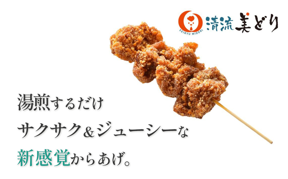 【湯煎でからあげ串】岐阜せんから　清流美とり　からあげ串　約350g [No.1129]