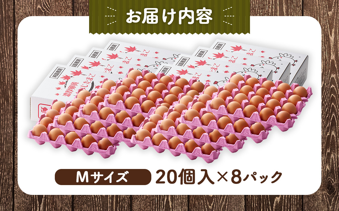 【山田養鶏】濃厚卵黄もみじたまご【160個入り】 [No.191]