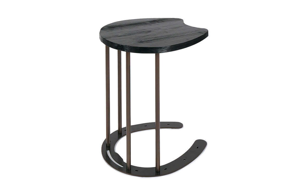 馬蹄デザインサイドテーブル 5kg [No.896]