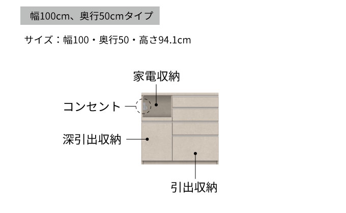 キッチンボード YS-1000R下台 [No.1298] ／ 家具 インテリア 岐阜県