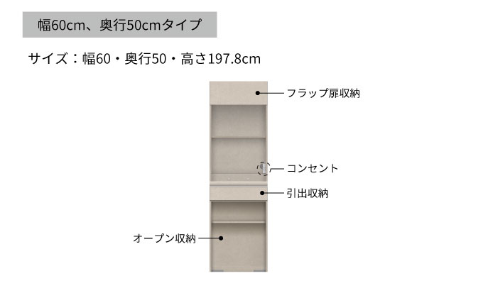 キッチンボード YS-602R [No.1290] ／ 家具 インテリア 岐阜県