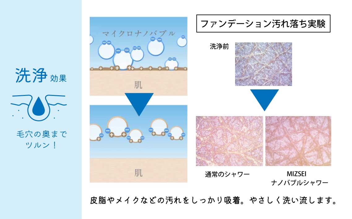 マイクロナノバブル シャワーヘッド「バブリーミスティ3.0（クロム）」ストップボタン無 [No.1118]