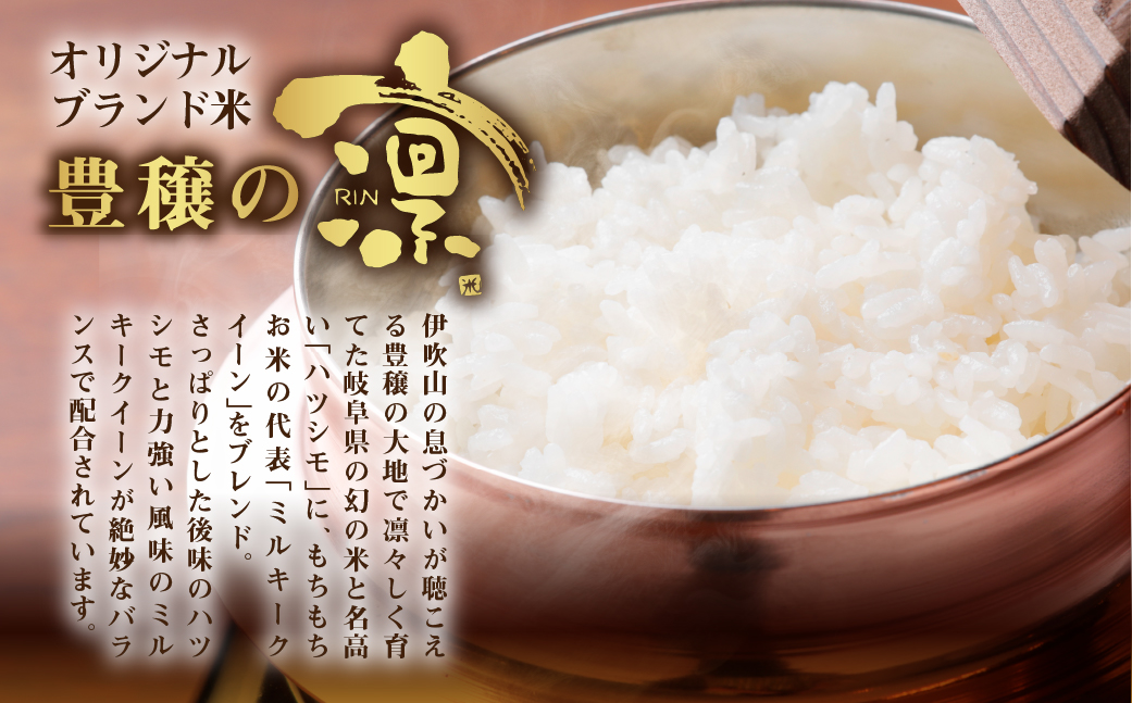 令和6年産 新米 先行予約 ブランド米 豊穣の凛 10kg ( 5kg × 2袋) オリジナル こめ 白米 ごはん 岐阜県産 本巣市 お米 玄米 米 料理 朝食 晩ごはん おにぎり 弁当 寿司 常温 おすすめ アグリード