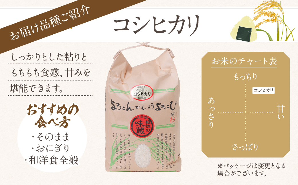 【 定期便 】全12回 新米 令和6年産 先行予約 お米 5～6品種 5kg お米食べ比べ 米 定期便 計 60kg ( 5kg × 12回）まるごと定期便 コシヒカリ あきたこまち ハツシモ ミルキークイーン にじのきらめき ひとめぼれ 米 こめ 白米 岐阜県産 本巣市 精米 こしひかり おにぎり 農家直送 人気 