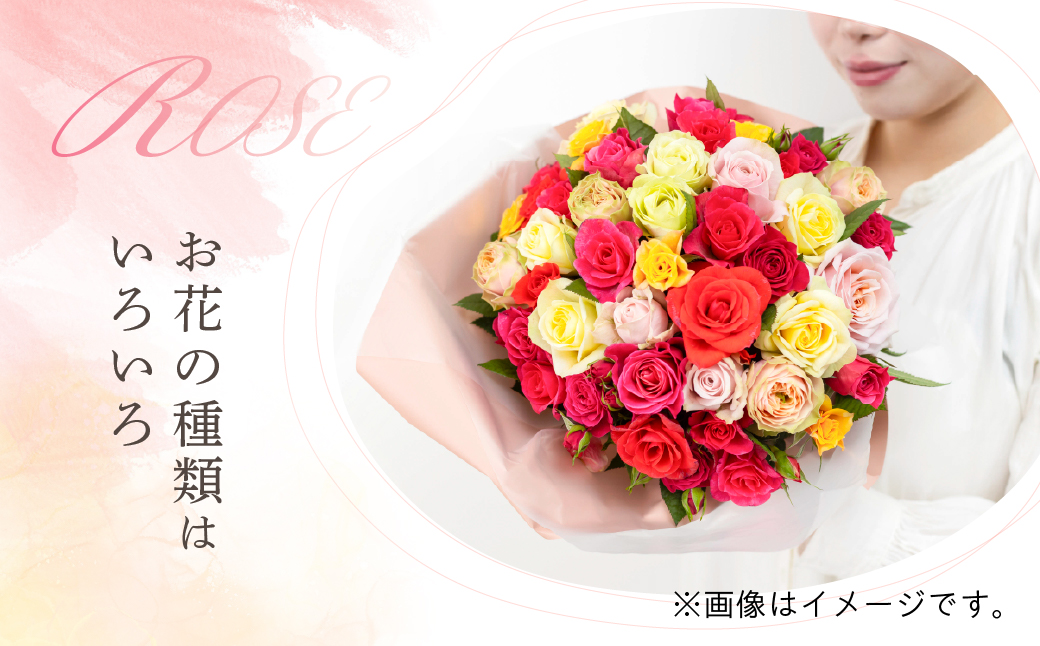 産地直送 ミニバラ 花束 50本 ラッピング付 切花 切り花 カットローズ 品種 色 おまかせ 訳あり 訳アリ 四季咲き ミニ バラ 花 ガーデニング 生産量 日本一 ※沖縄 離島配送不可 薔薇 セントラルローズ [mt2085]
