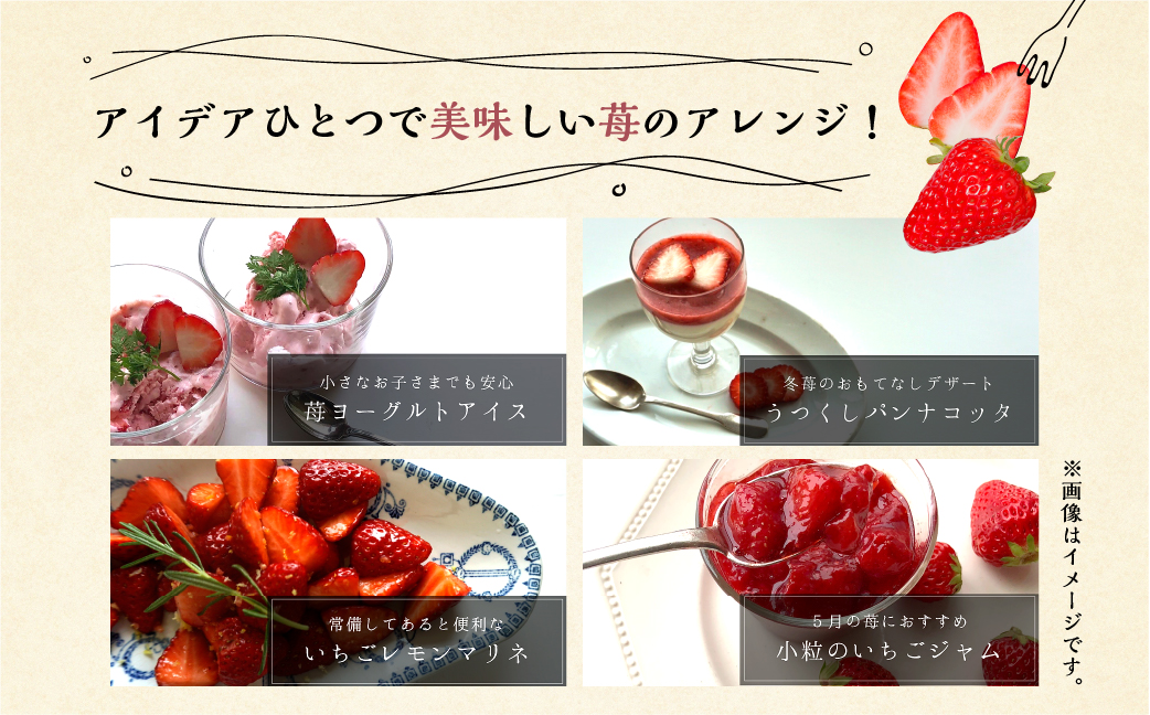 【応援プロジェクト限定品】2026年4月以降～発送 先行予約 自宅用 品種おまかせ いちご 1kg (250g × 4p) [しあわせ苺] サイズ バラバラ 訳あり 訳アリ 農園直送 フルーツ 果物 苺 イチゴ family農園watanabe 子ども 大人 人気 小分け 簡易梱包 家庭用 産地直送 紅ほっぺ よつぼし かおり野 岐阜 期間限定 いちご