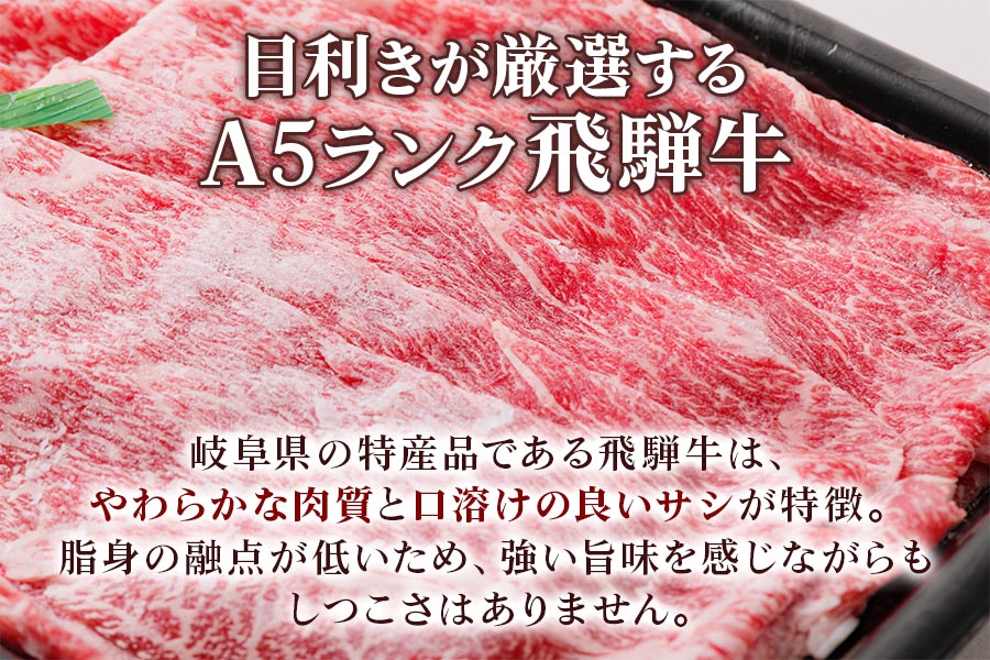 [6ヶ月定期便][A5等級] 飛騨牛モモすき焼き・しゃぶしゃぶ用600g [0868]