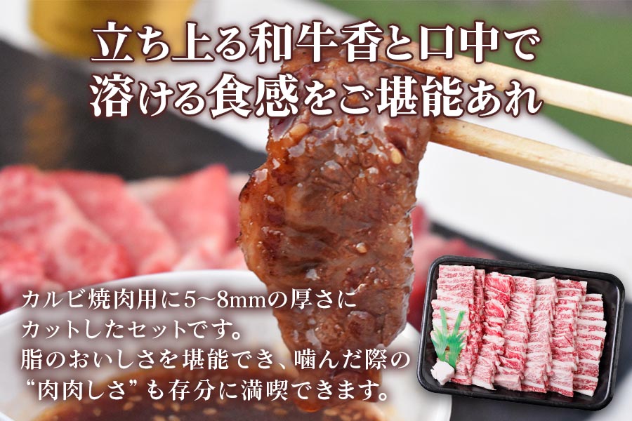 [A5等級] 飛騨牛バラカルビ焼肉用1kg [0843]