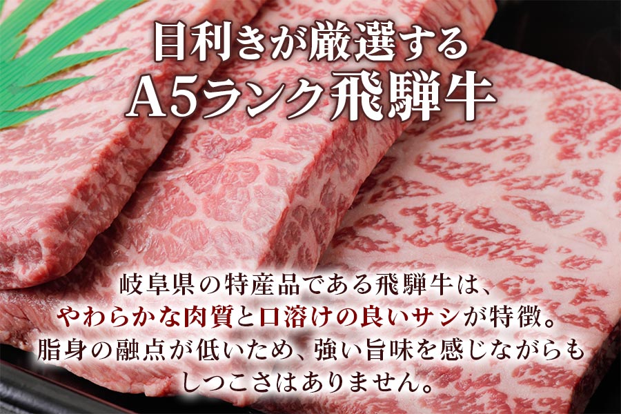 [6ヶ月定期便][A5等級] 飛騨牛モモステーキ600g(200g×3枚) [0867]