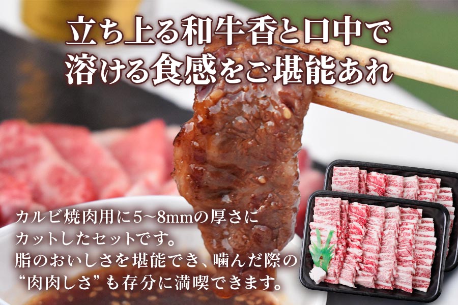 [A5等級] 飛騨牛バラカルビ焼肉用2kg [0851]