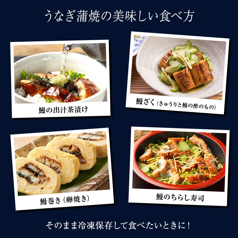 うなぎ蒲焼バラエティセット（三河産）【3ケ月連続お届け】