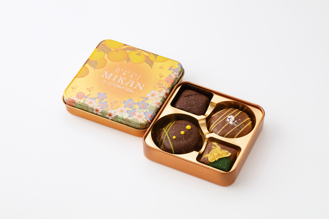 南濃みかんショコラセレクション(2缶) フールセック・小缶 菓子 お菓子 焼き菓子 セット 詰め合わせ チョコレート クッキー ショコラ 岐阜 海津市