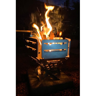 組み立て式焚火台　-TOMORU-　風防板付(Sサイズ)【1352281】