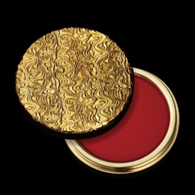 朱肉ケース　ダマスカス　ゴールド【1104145】