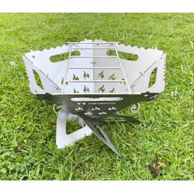 組み立て式焚火台　-TOMORU-(Sサイズ)炎柄【1352277】