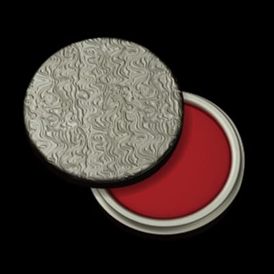 朱肉ケース　ダマスカス　パール【1104141】