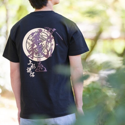 戦国武将Tシャツ 上杉謙信(ブラック,XLサイズ)【1481125】