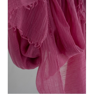 オーガニックコットン知多木綿ストール　コチニールピンク【1695157】