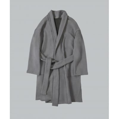 パイル羽織ジャケット(起毛加工あり)　ログウッドアカネマリーゴールドグレー【1695123】