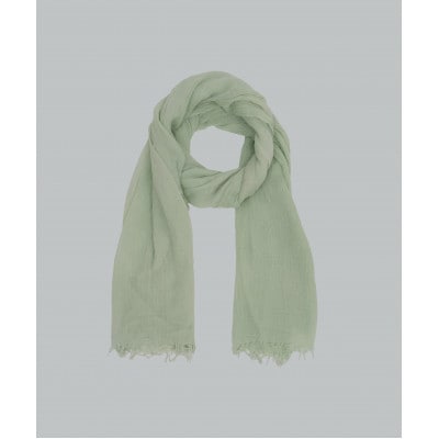 オーガニックコットン知多木綿ストール　すみれペパーミントグリーン【1695126】