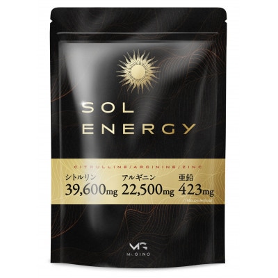 【毎月定期便】シトルリンサプリアルギニン亜鉛マカ配合Mr.GINOソルエナジー30日180粒全4回【4074217】