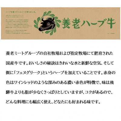 養老ハーブ牛　バラカルビ　焼肉用　500g【配送不可地域：離島】【1273628】