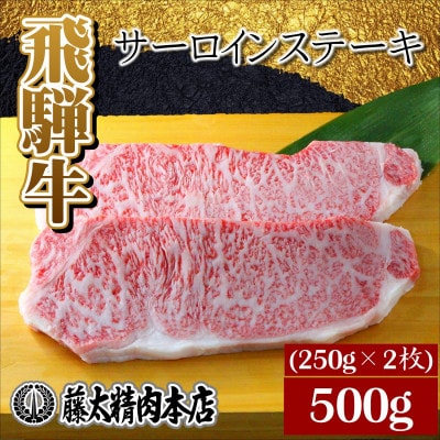 【飛騨牛】サーロインステーキ 2枚入り/1枚約250g【配送不可地域：離島】【1420282】